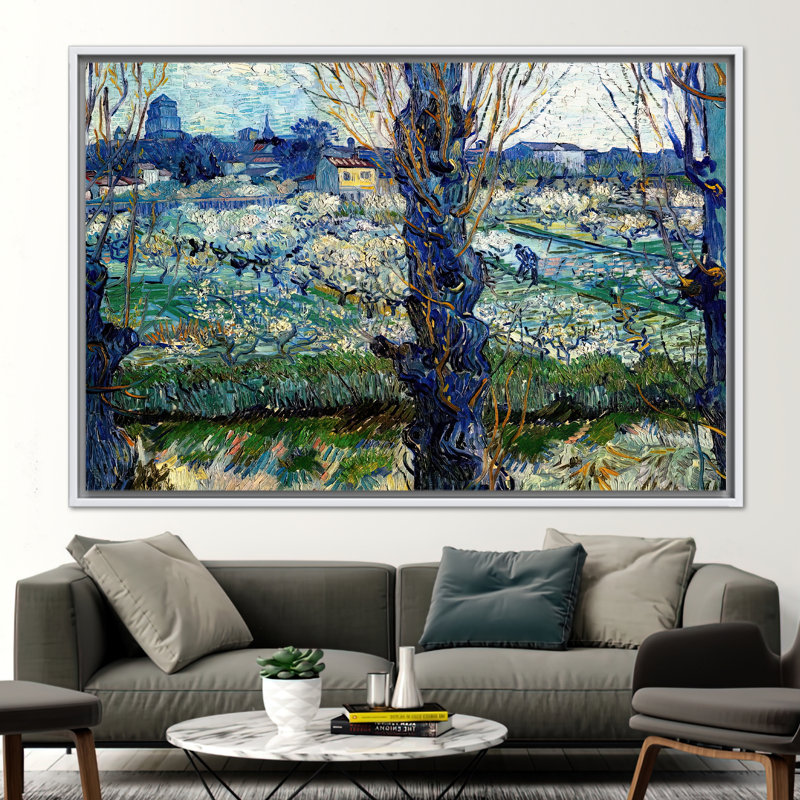 Print on Canvas, White Floater Framed, 50 cm H x 70 cm W