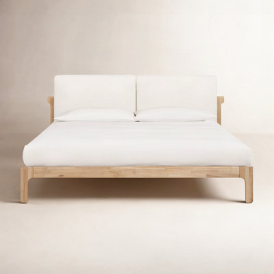 Furano Upholstered Two Cushion Platform Bed