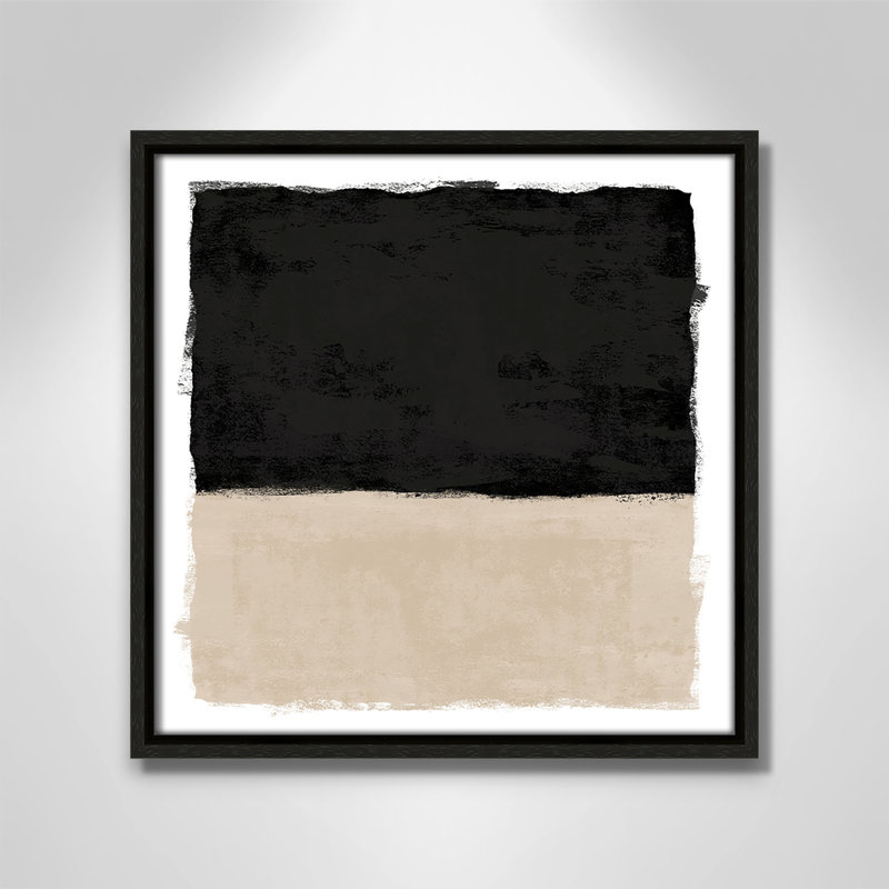 Clair de lune I - reproduction carrée de Vesrion par Natalie Carpentieri, Espresso, H 13,5 po x l 13,5 po