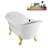 71" Streamline Clawfoot Tub,Tray,Drain and Clawfeet-101628940-102360902