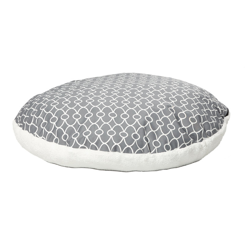 Lit surélevé en Polytetrafluoroethylene avec motif gris / molleton Quiet Time, l 41 po x P 31 po x H 12 po
