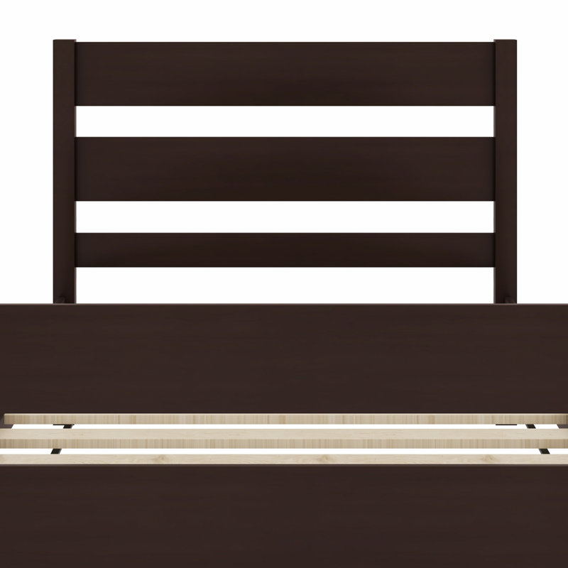 Bed With Headboard And Footboard, Espresso