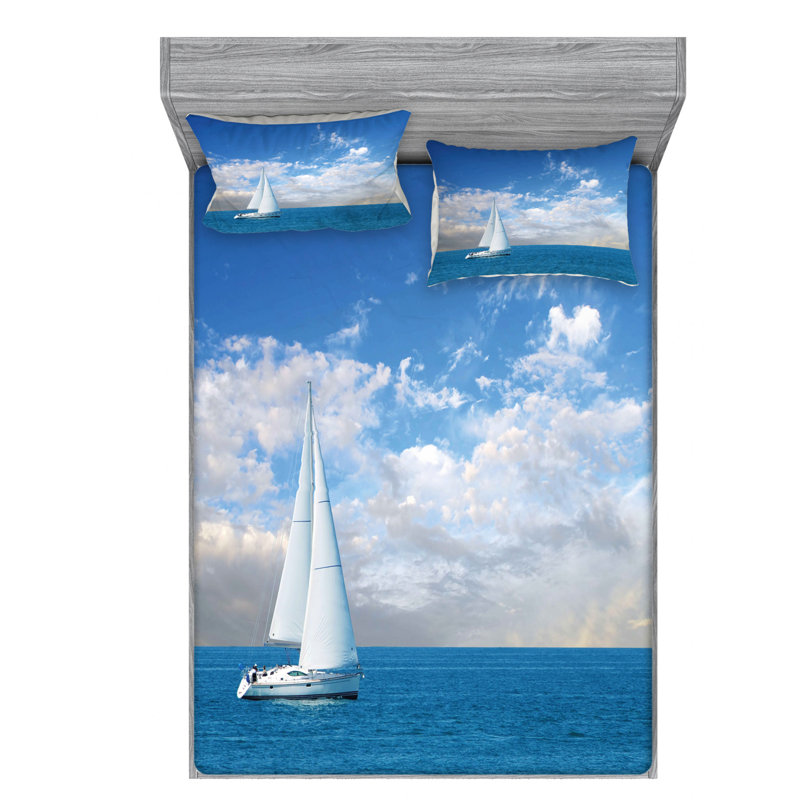 Microfiber Sheet Set, Full/Double Sheet Set with Fitted Sheet