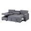 TERRITORY DARK GREY PULL OUT SOFA BED-132210996