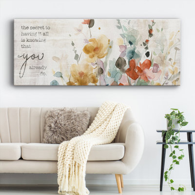Toile pleine fleur Verse-Gallery