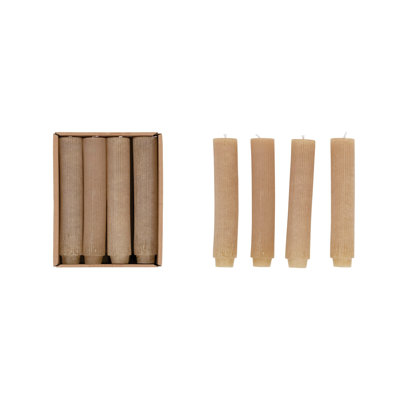 Pleated Taper Candles Style 1 Taper Candle