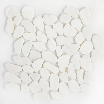 StoneCreek Pebble Mosaic Tile for Floors & Walls, 6 Pieces per Box
