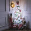 Lighted Artificial Fir Christmas Tree