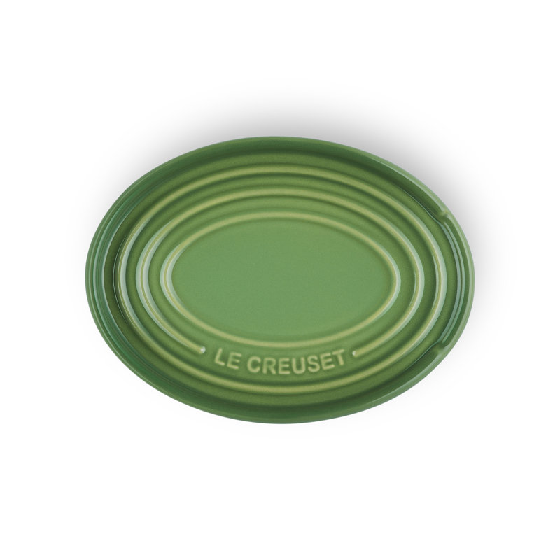 Le Creuset Stoneware Oval Spoon Rest, Bamboo