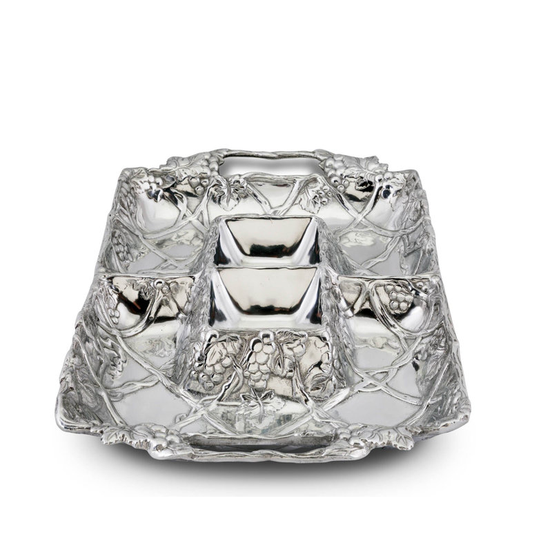 Grape Metal Decorative Tray