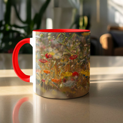 Handmade Ceramic Porcelain Coffee Mug Teacup and Saucer
