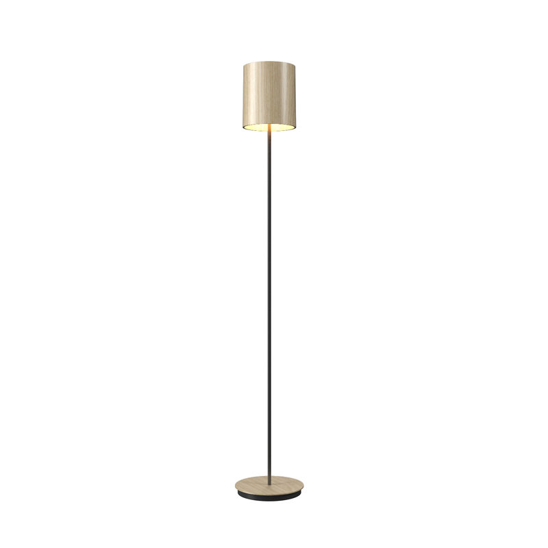 Cylindrical 62.99'' Traditional Floor Lamp, Sand