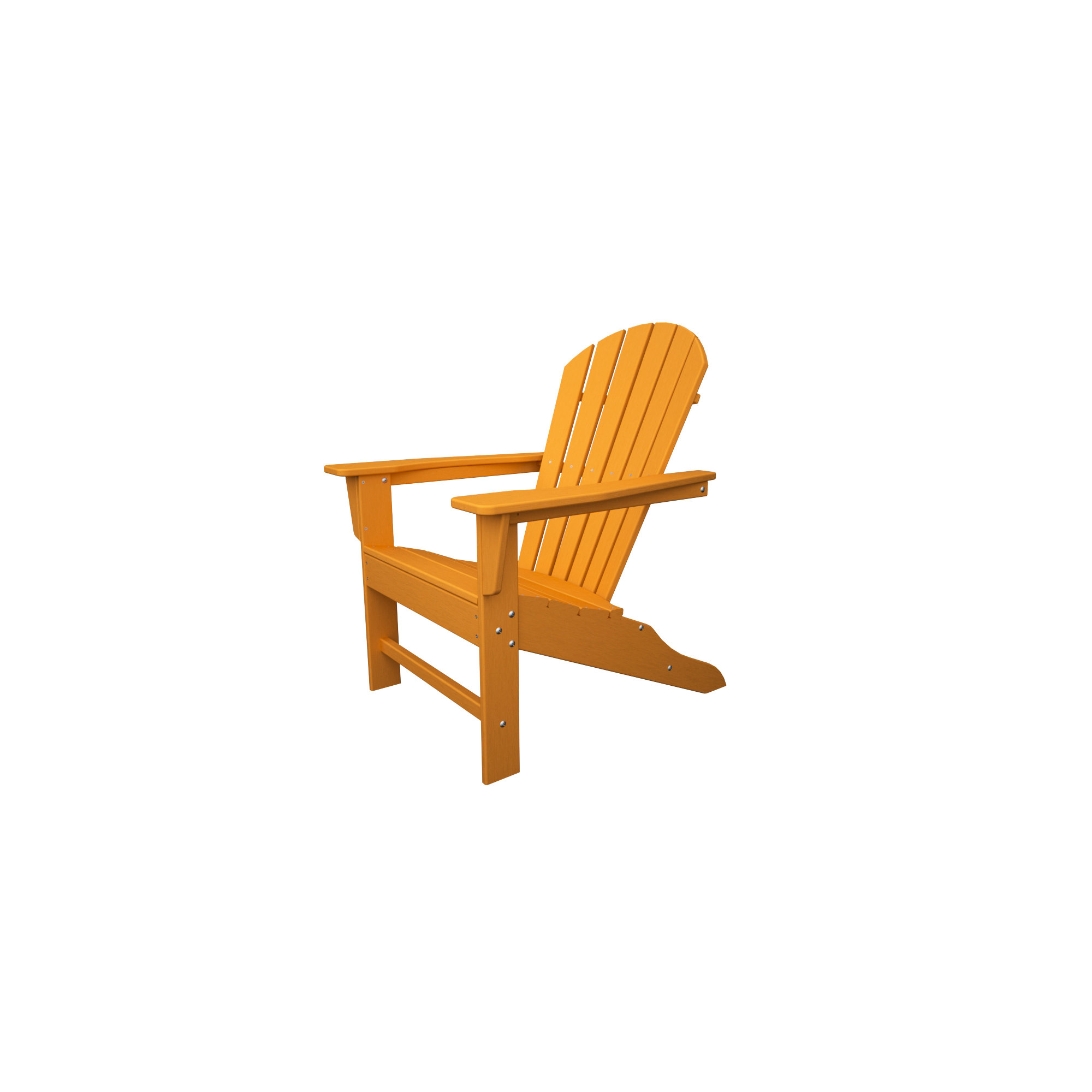 POLYWOOD South Beach Outdoor Adirondack Chair, Orange