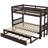 Double Pull-out Bunk Bed with Wheels-1830312289