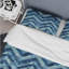 Ensemble de housse de couette Blue Chevron Harmony - Glam-109147918