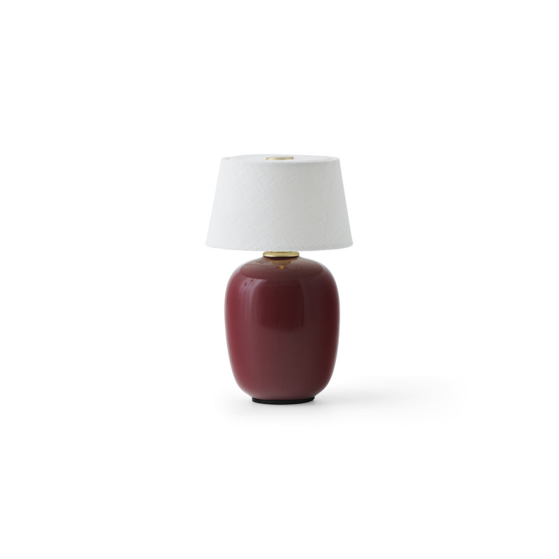 Torso LED Table Lamp, Ruby