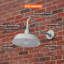 Luminaire de grange solaire Cottage - galvanisé-8025093