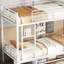European Single (90 X 200 Cm) Bunk Bed with Storage Included with Built-in Ladder Included-1847057286