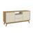Nelson Modern 60" TV Stand - 2-Door & 2-Drawer and Open Niche