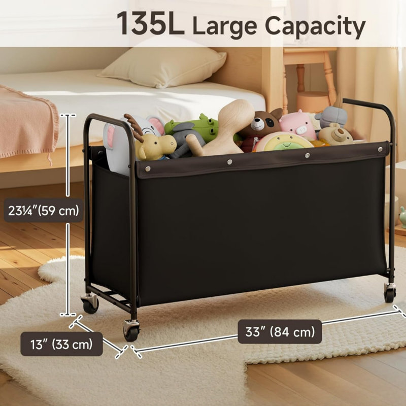 Metal Laundry Cart