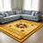 Golden Yellow Southwest carpet-easy to clean, machine-washable, soft and comfortable; suitable for door mats, kitchens, living rooms, bedrooms, corridors, and laundry areas. Easy to clean, durable carpet for home decoration.-1641675264