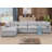 Weikko 143.2" Wide Upholstered Chaise Sectional-847957265