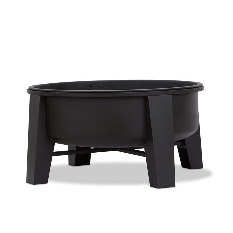 Forsyth Wood Burning Fire Pit By Real Flame