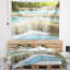 Photographie blue erawan cascade paysage tapisserie-28484102