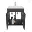 Meuble-lavabo de salle de bain 45 Meka, avec tablette ouverte