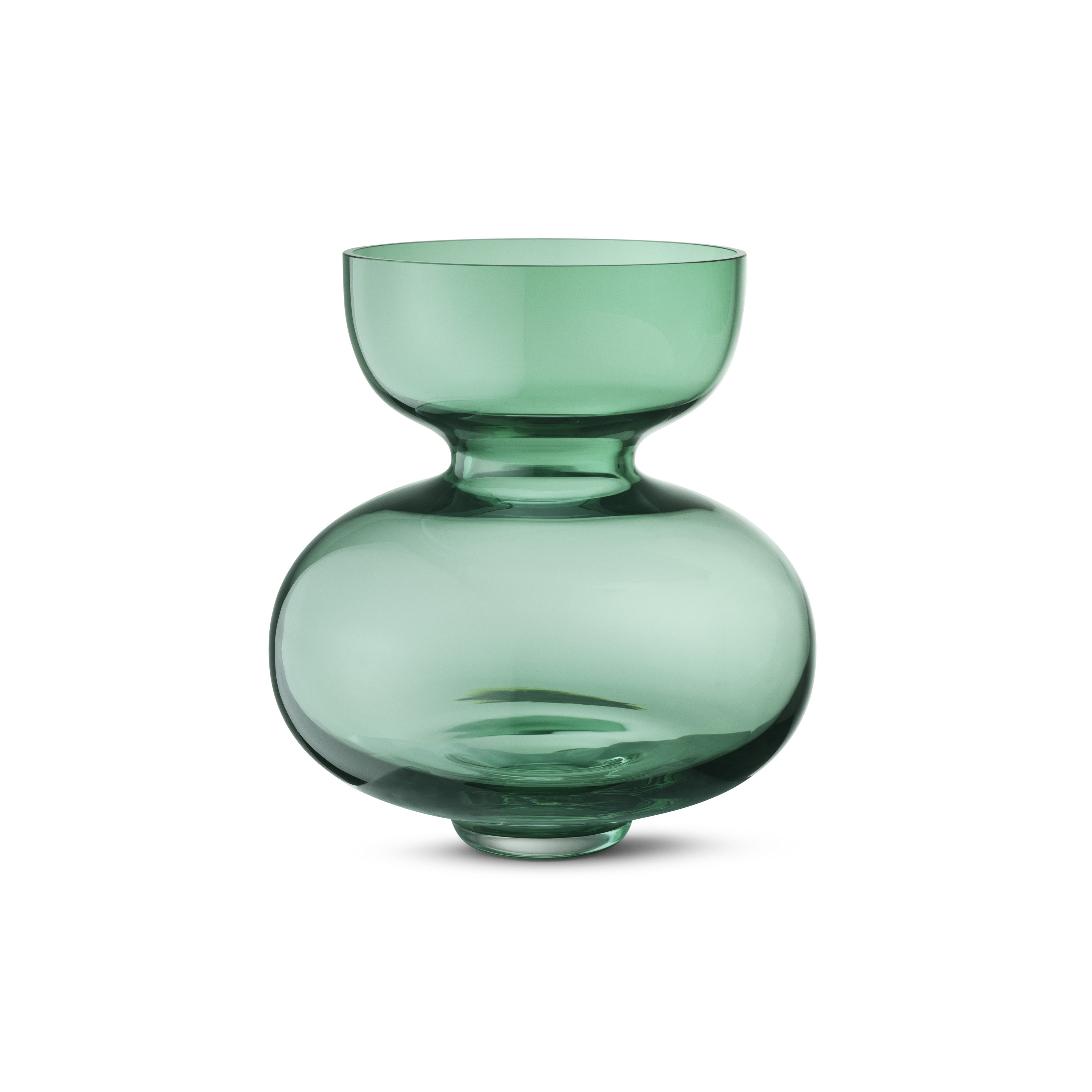 Georg Jensen Alfredo Green 9.84" Indoor / Outdoor Glass Table Vase | Perigold