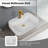 Rectangular Ceramic Countertop Wash Basin, White Finish, CUPC Certified | Gift Idea