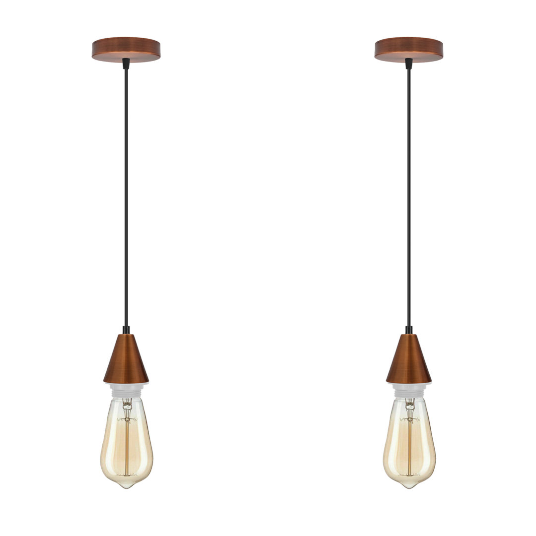 Luyster 2-Light Single Bulb Pendant