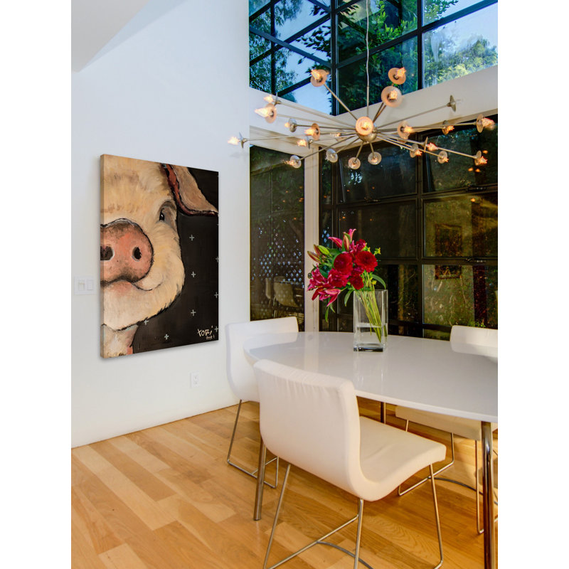 Pigshot 1 Piece Wrapped Canvas Painting, 61cm H x 41cm W x 3.81cm D