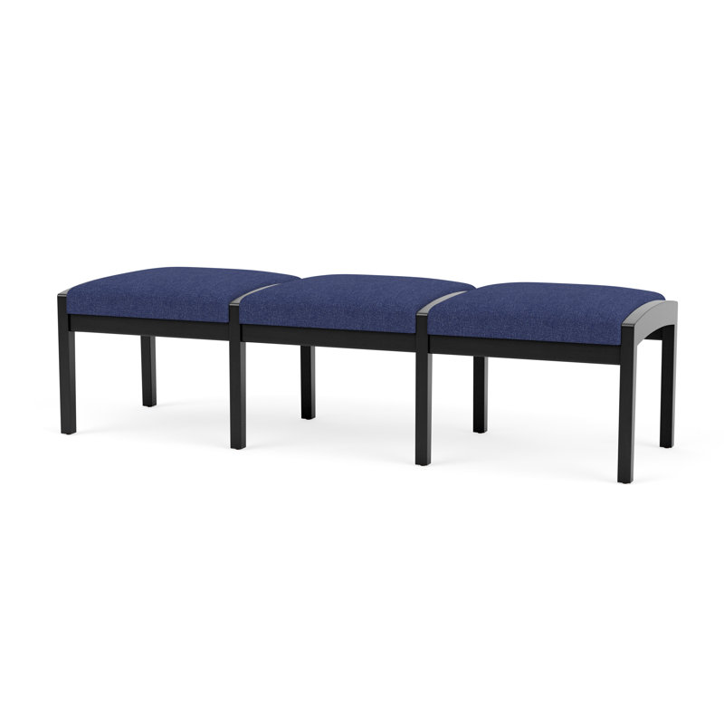 Banc en bois 3 places Lenox, Noir, noir, noir, noir, Amiral Archetype
