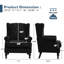 Fauteuil à oreilles Upholsterd-1901830788