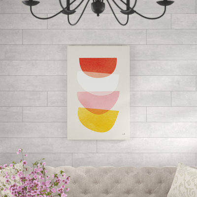 Balance II Warm - Wrapped Canvas Print