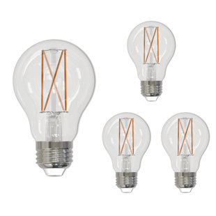 14 Watt (100 Watt Equivalent), A19 LED, Dimmable Light Bulb, Warm White E26/Medium (Standard) Base (Set of 4)