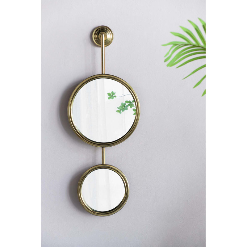 Margie Metal Flat Wall Mirror