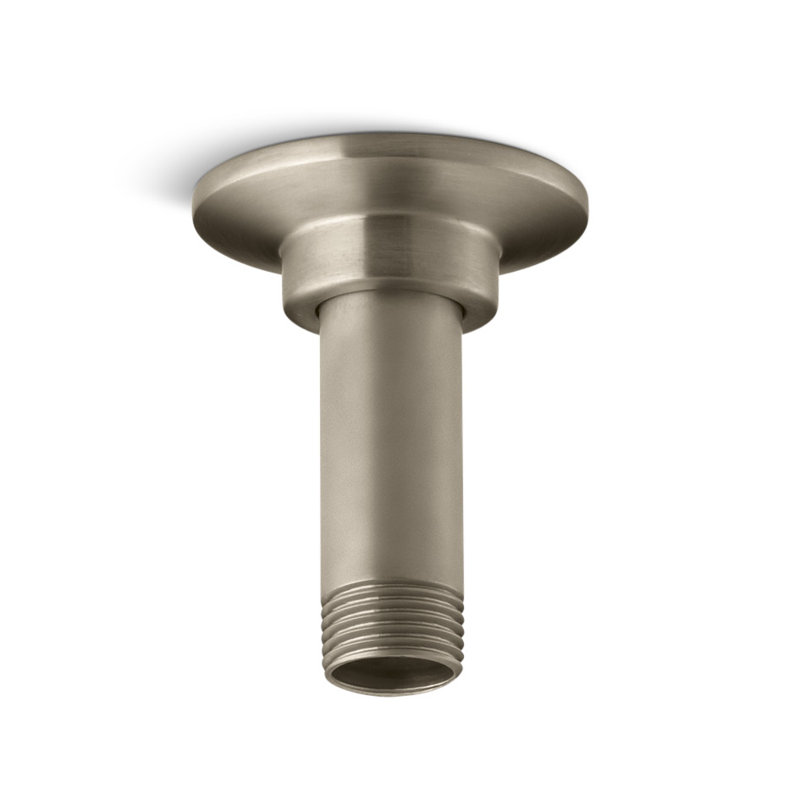 Bras de douche à fixation au plafond et bride maîtresse Masterhower, Bronze brossé vibrant