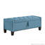 Banc de rangement avec repose-pieds et capitonnage-790531864