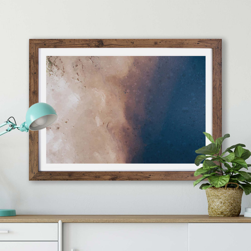 Argyll And Bute In Scotland - Single Picture Frame Print, 45cm H x 63cm W x 2cm D, Walnut