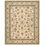 Tapis intérieur ivoire / brun en laine / soie touffeté à la main Ellerswick-24536270