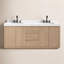 Everett Double Vanity-Satin Light Wash Oak-95952583