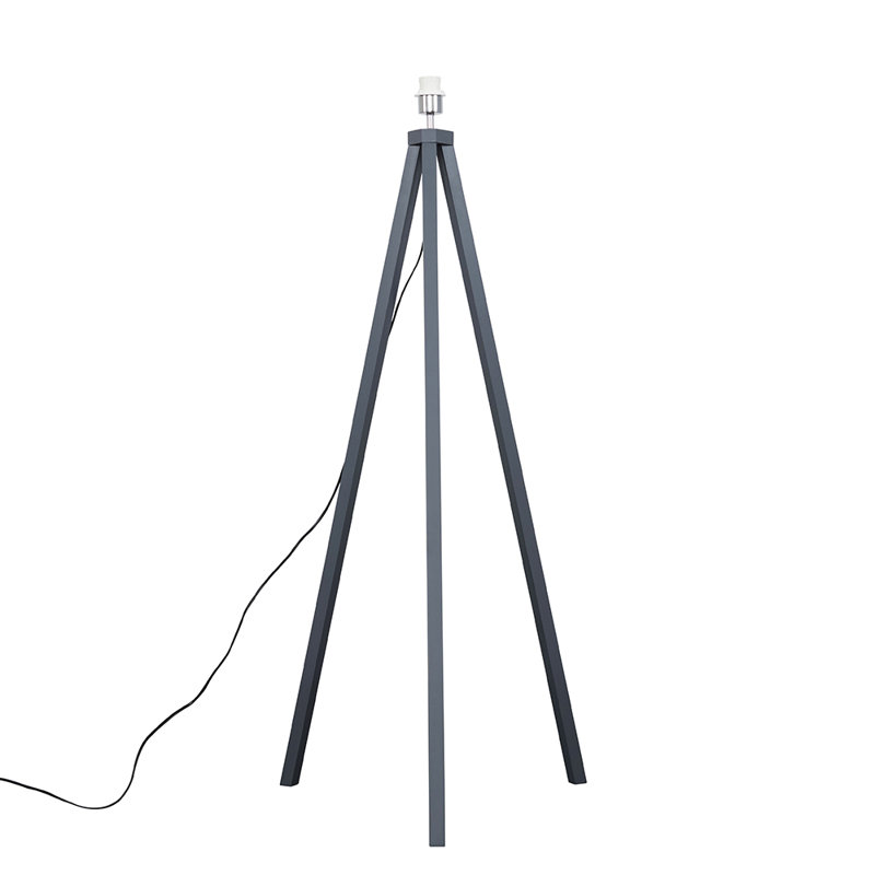 Mejias 130cm Tripod Floor Lamp, Grey
