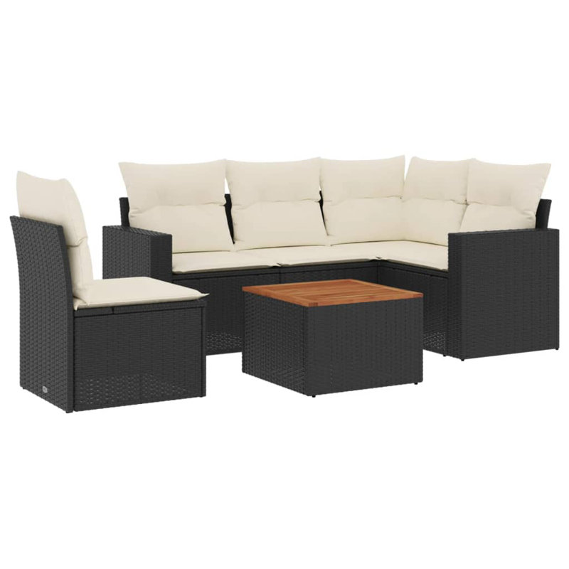 Ensemble de canapé de jardin Vidaxl PE