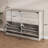 Shoe cabinet with four flip-top drawers and anti-tip design, suitable for entryway storage-449640887
