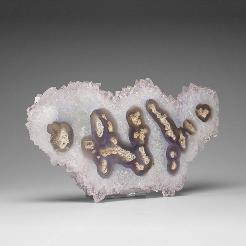 Quartz Stalactite Slice From Uruguay (305.5 Grams)