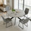 Ensemble de table de salle à manger moderne avec chaises Joevan