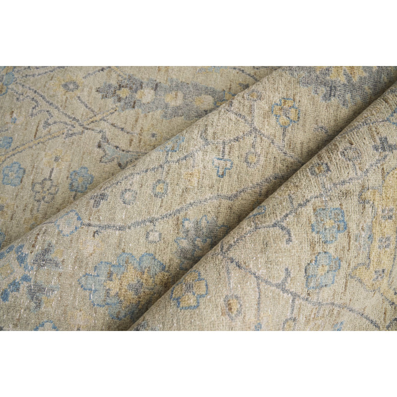 Harper Wool Damask Area Rug, Rectangle 14' x 18'