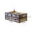 Extra Large Silver Retro Aluminum Accent Trunk